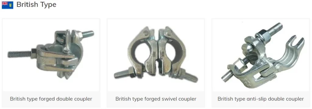 Galvanized Scaffolding Double Couplers for Fixing and Stabilizing the Steel Tubular Scaffolding