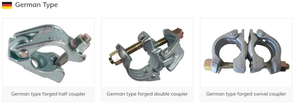 Galvanized Scaffolding Double Couplers for Fixing and Stabilizing the Steel Tubular Scaffolding