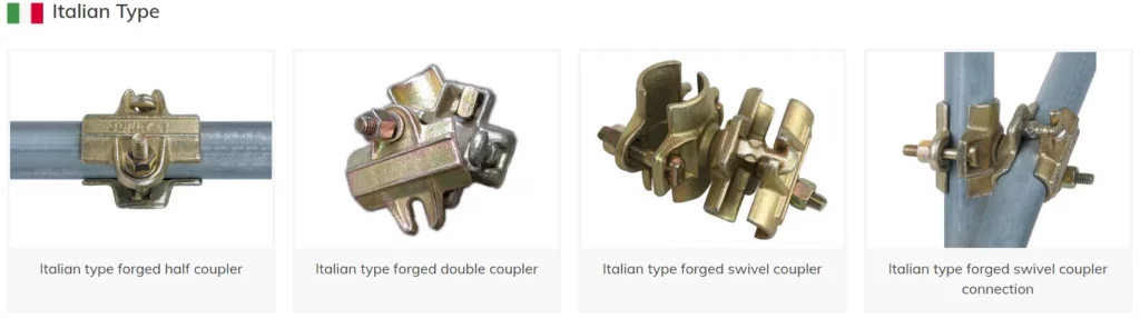 Galvanized Scaffolding Double Couplers for Fixing and Stabilizing the Steel Tubular Scaffolding