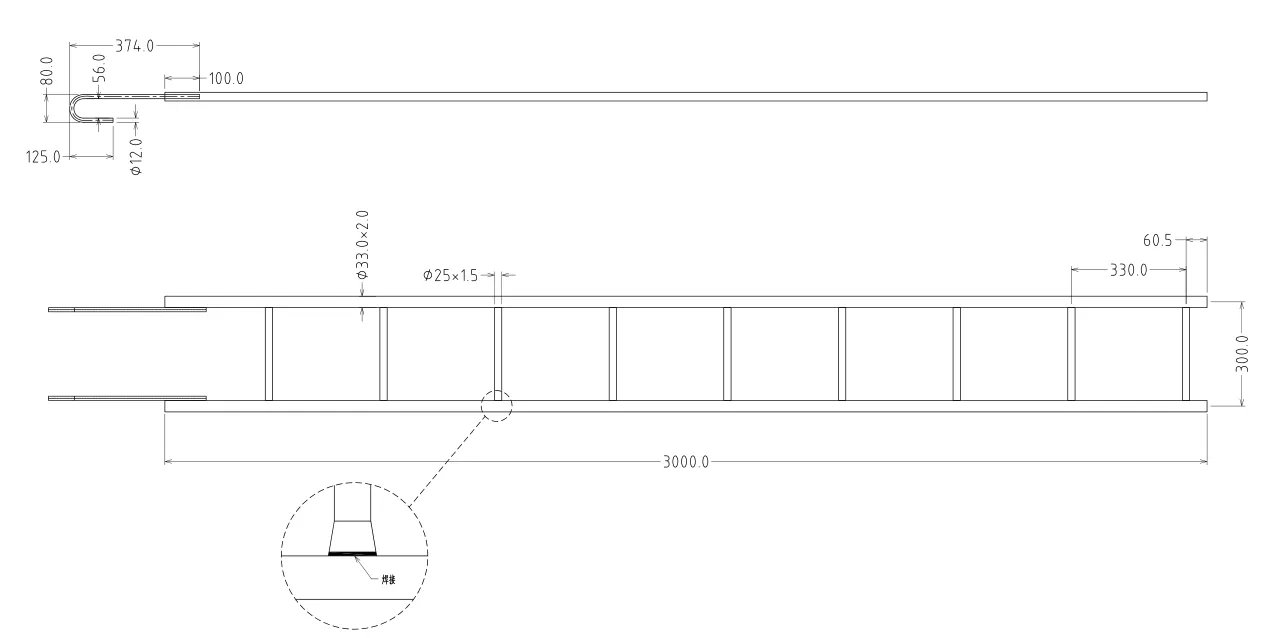 Galvanized Scaffolding Steel Monkey Ladder for Construction Machinery