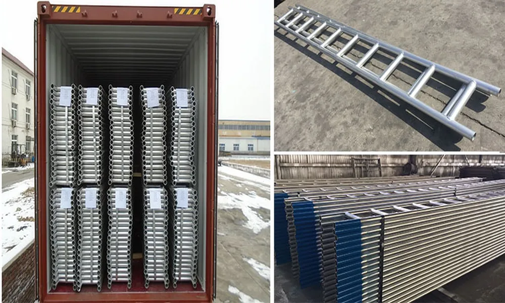 Galvanized Scaffolding Steel Monkey Ladder for Construction Machinery