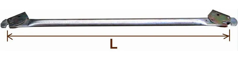 Galvanized Snap On Guard Rail Braces For Scaffolding Frames