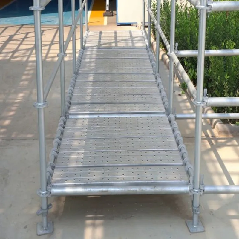 Scaffolding Galvanized Steel Planks with Hook for Construction