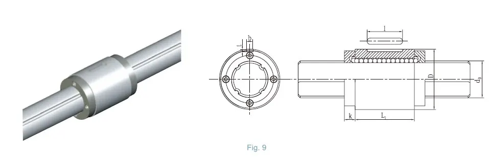 GJZD Convex Type Linear Motion Spline Series 