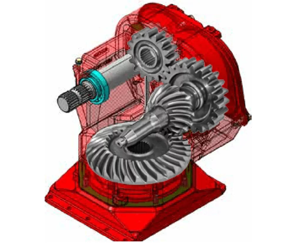 Grader Driven Rake Gearbox RDF-DX300-2 for Powered Harrow