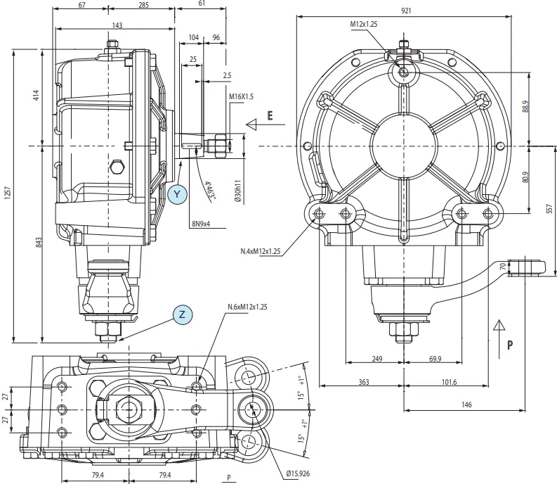 Grain & Sunflower Headers Gearbox - Replacement of Comer Code OS861