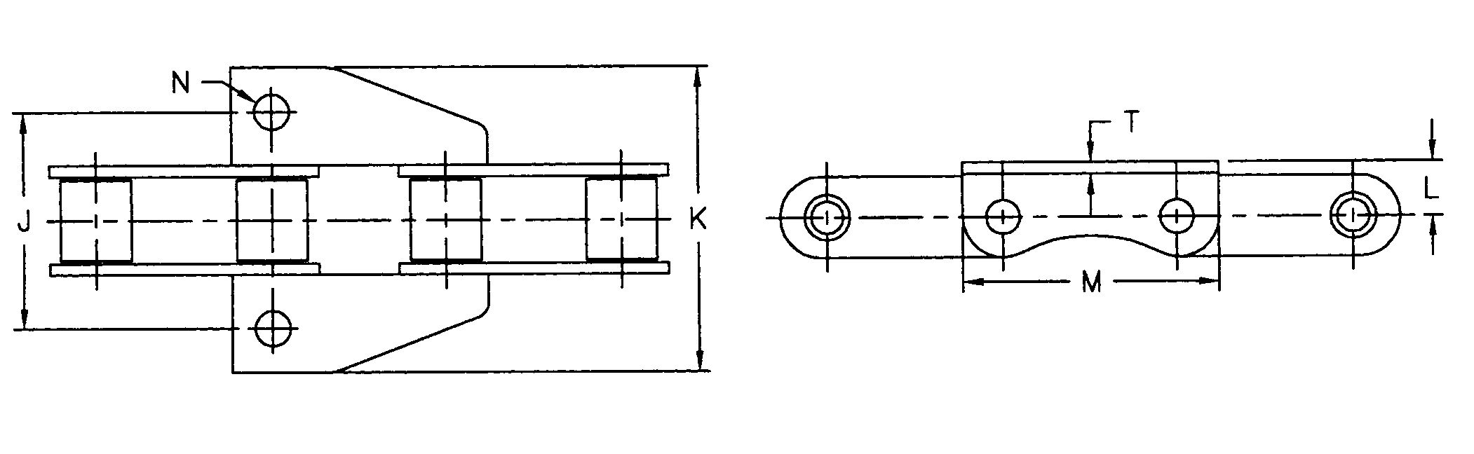 Conveyor Chain A550K39 A557K35 A557K39 A550K39M A557K35M A557K39M