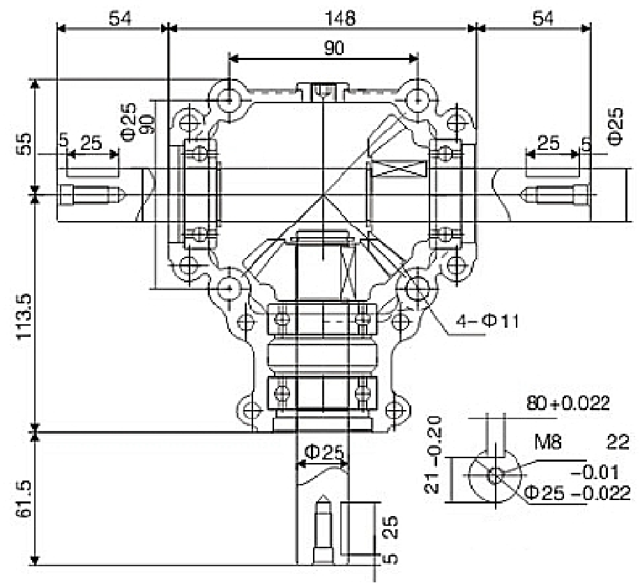 RDF-RV010 Aluminum Box Gearbox for Agricultural Fertilizer Sprayers