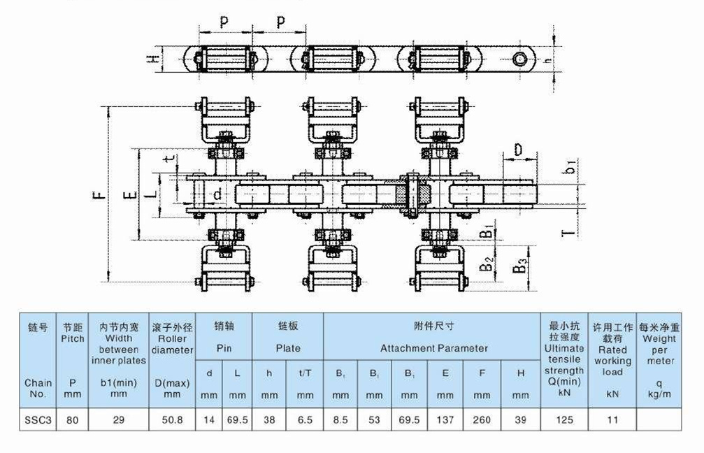 Conveyor Chain For Glove Industry