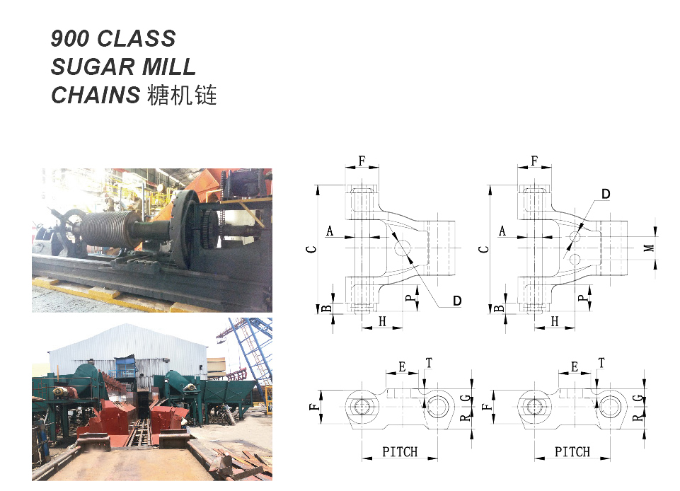 900 Class Sugar Mill Chains