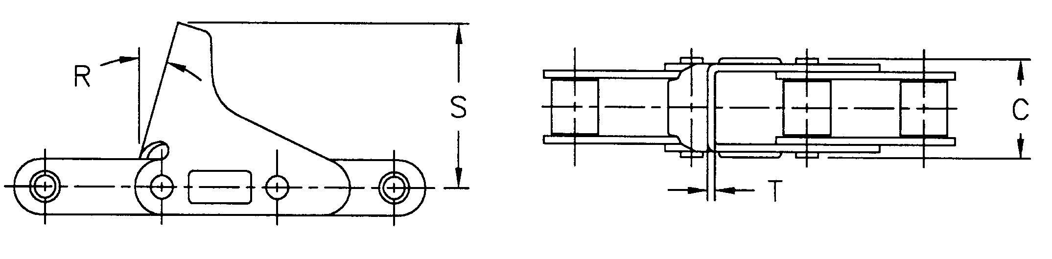 CA550-C5E CA555-C5E Attachment Chain