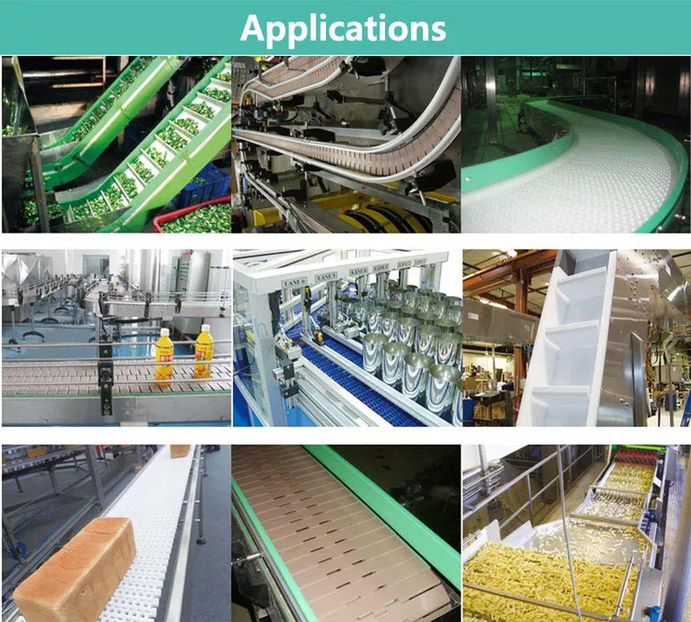 Double Hinge Straight Running Plastic Flat Top Chains