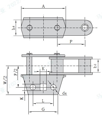 CA557 Chains With F3 Attachments