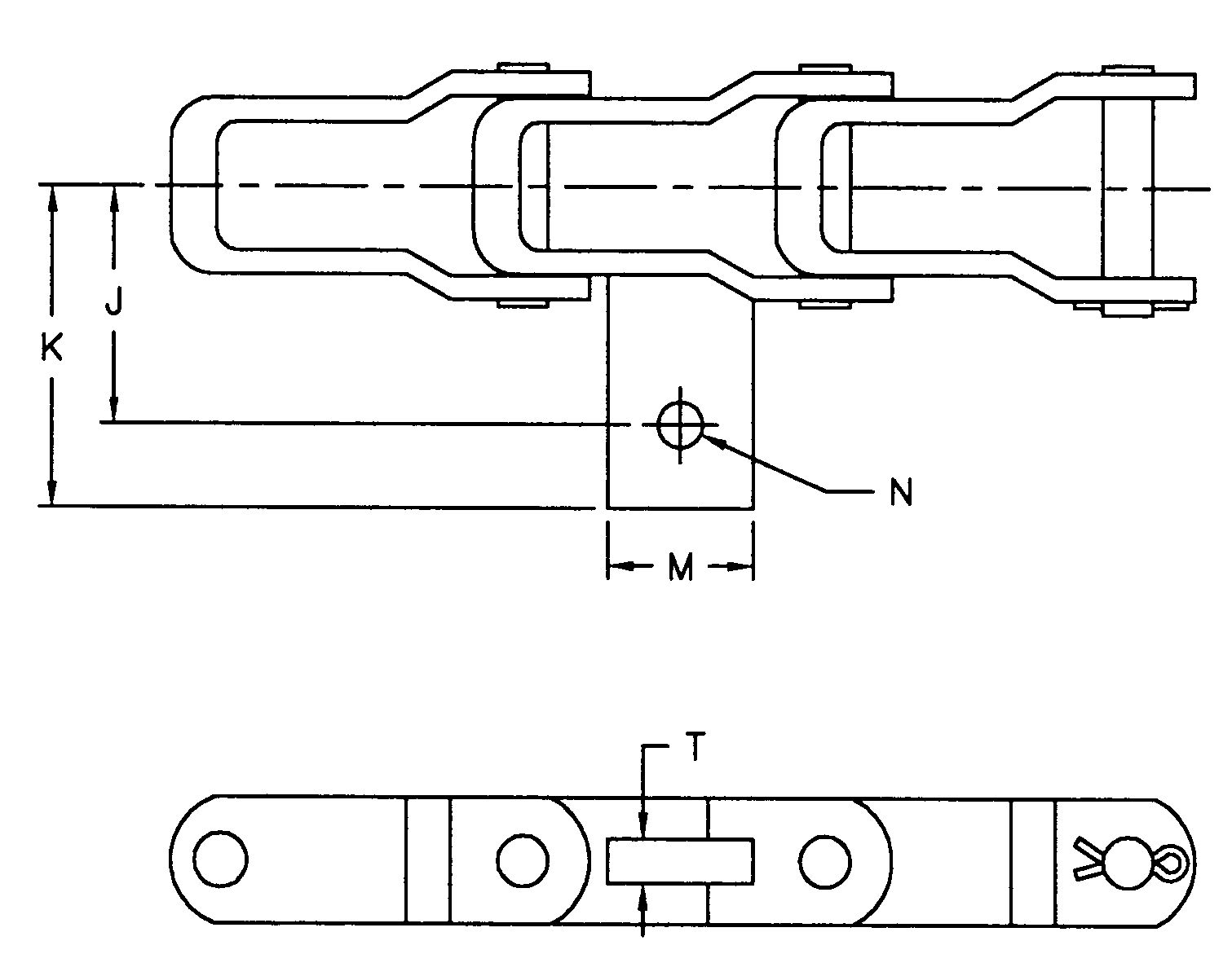 Pintle Chain AL667XH-AE AL88XH-AC