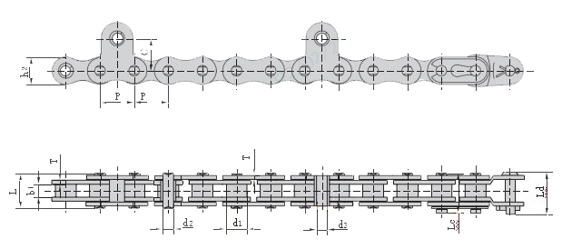 Rice Harvester Hoisting Chain