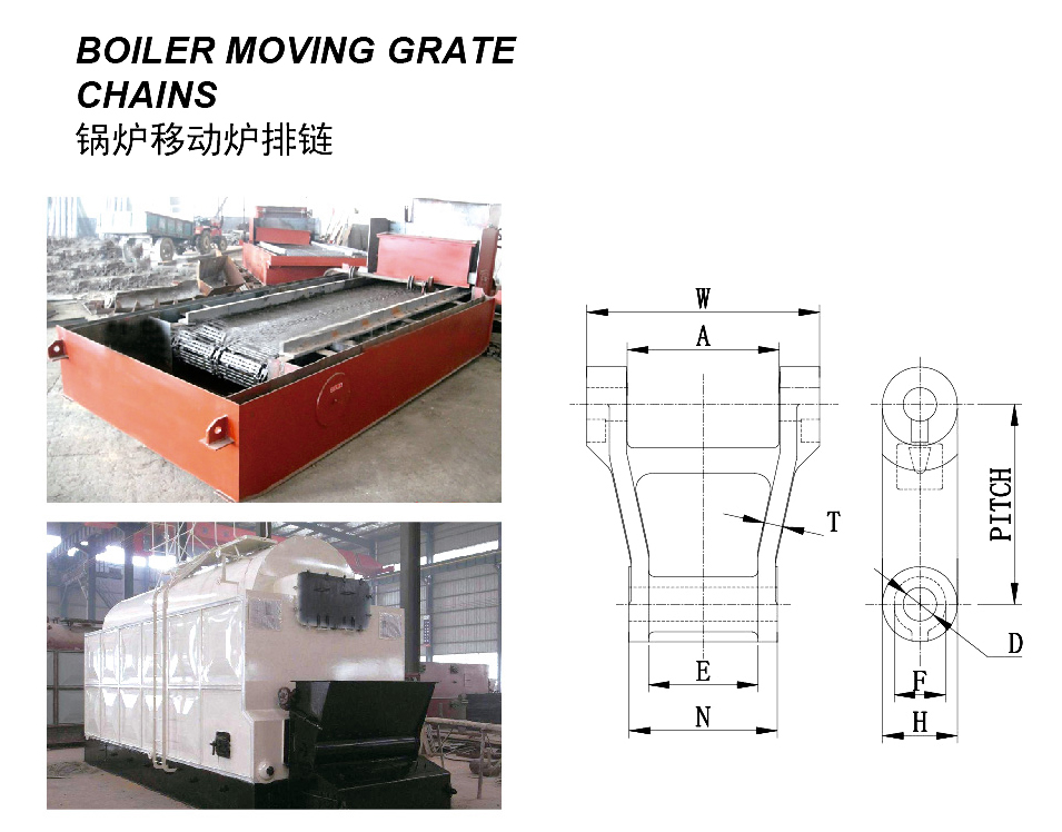 Boiler Moving Grate Chains