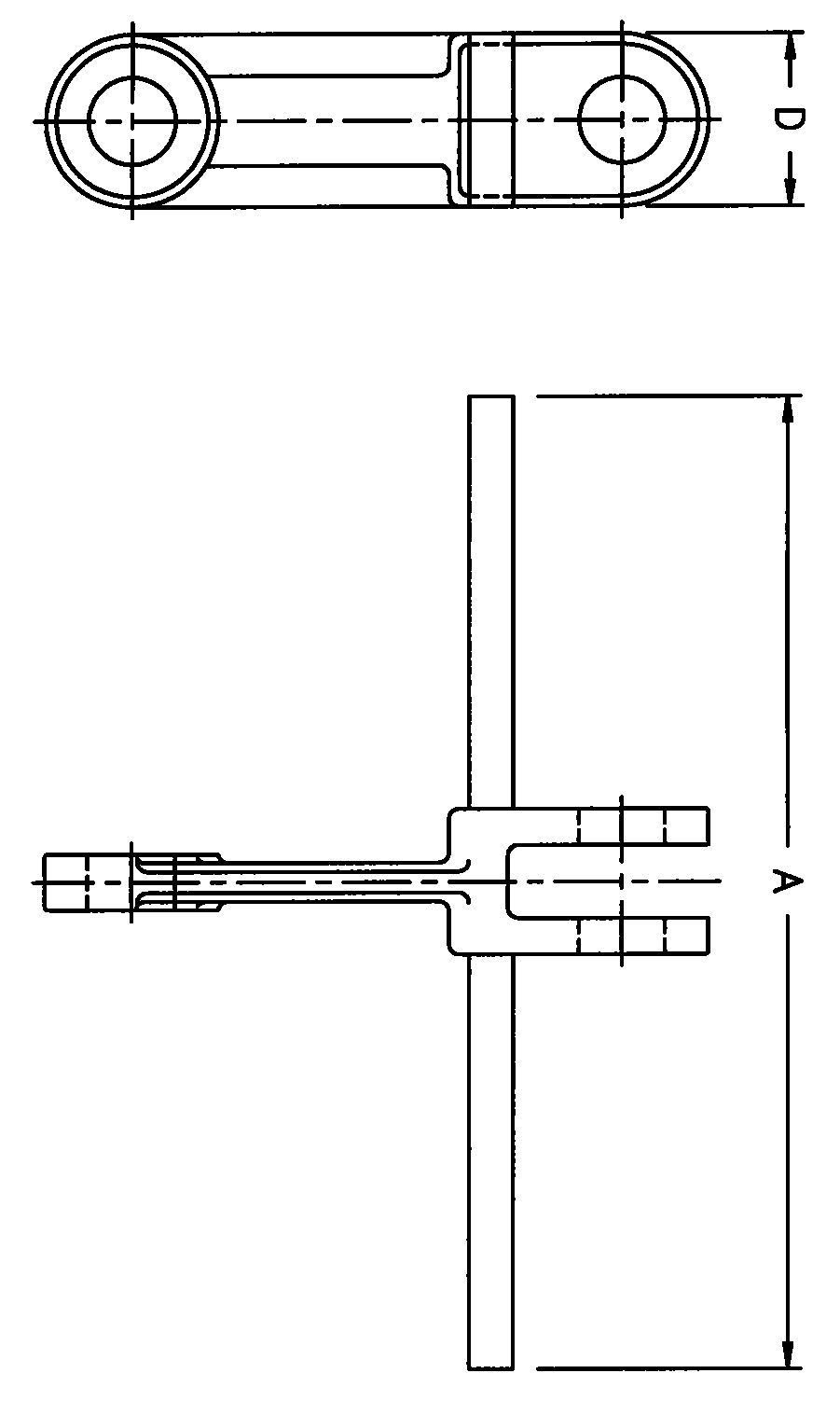 102 142STD Series Case Conveyor Chain