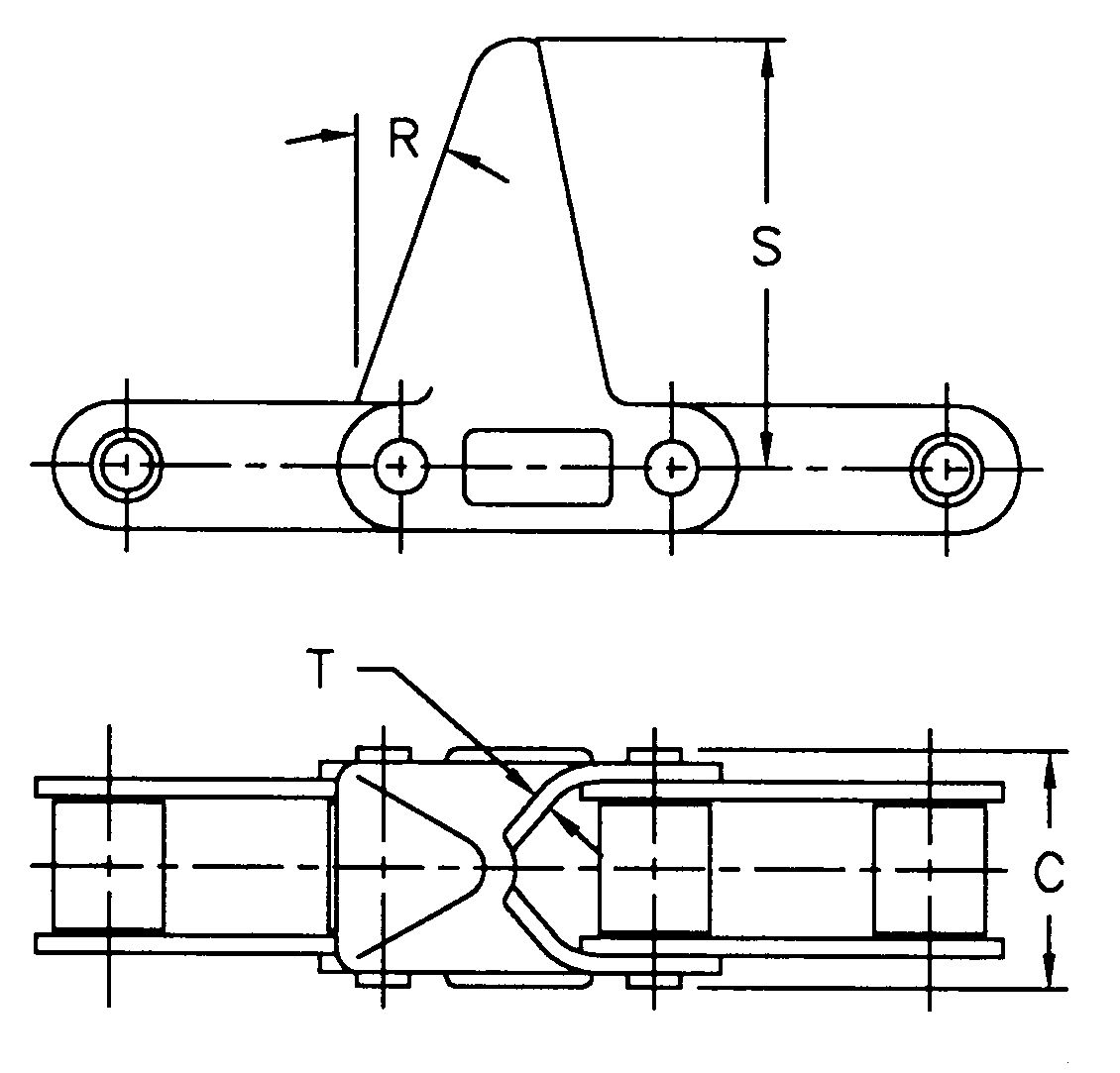 CA550-C11E/CA550-C13E/CA620-C13E/CA620-C14E Chain