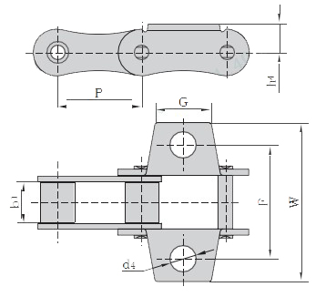 A557 Chains With Attachment