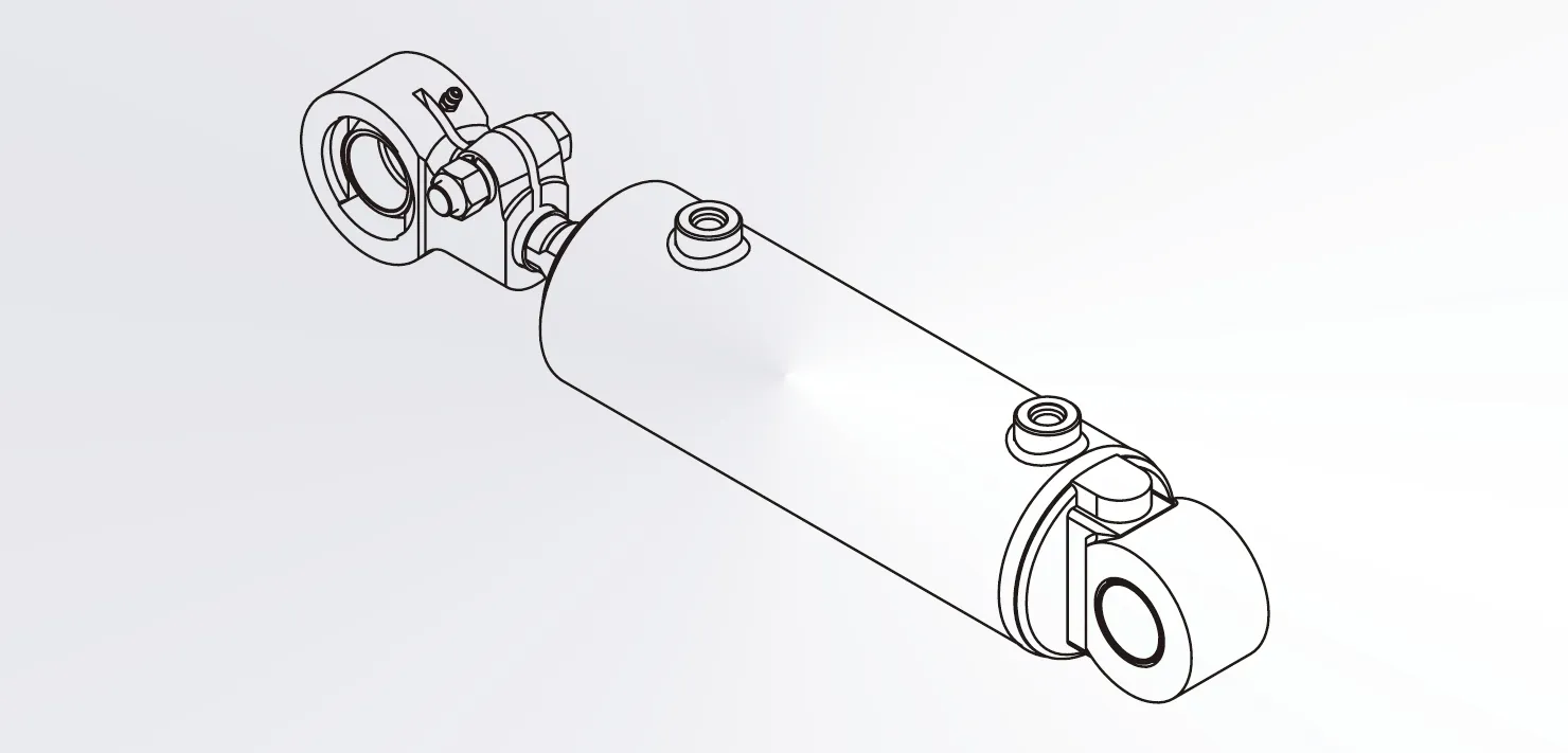 HCYY11112001 Forklift Tilt Cylinder