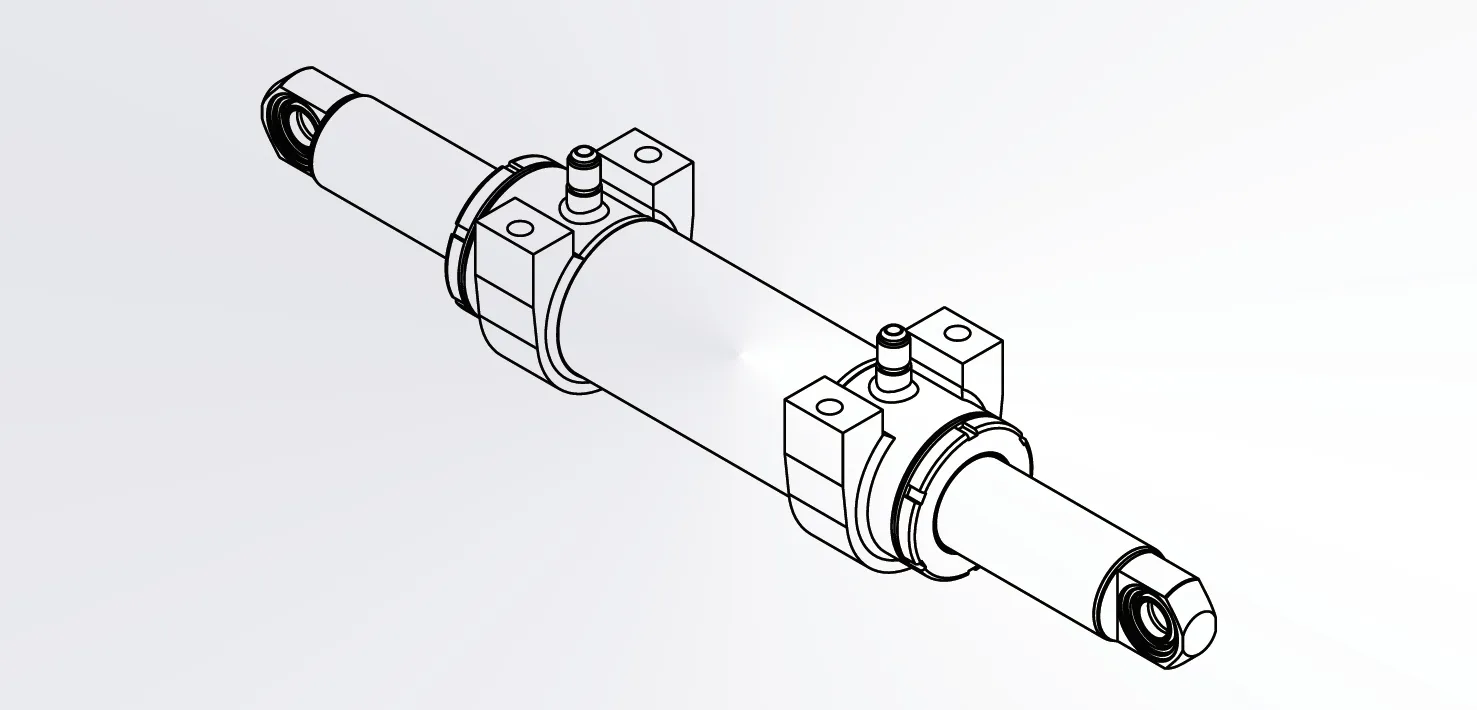 HCYY11112002 Forklift Steering Cylinder
