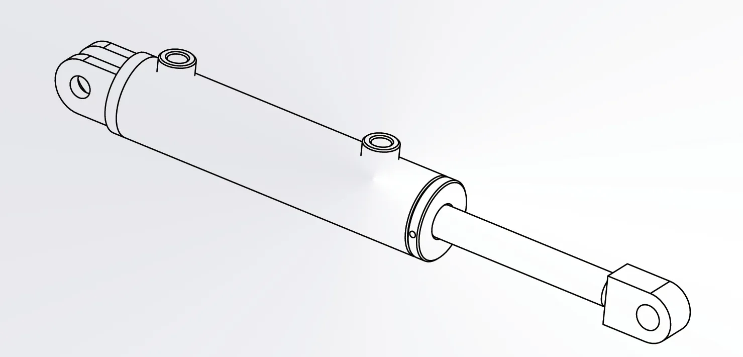 HCYY11112004 Steering Cylinder For Aerial Work Vehicles