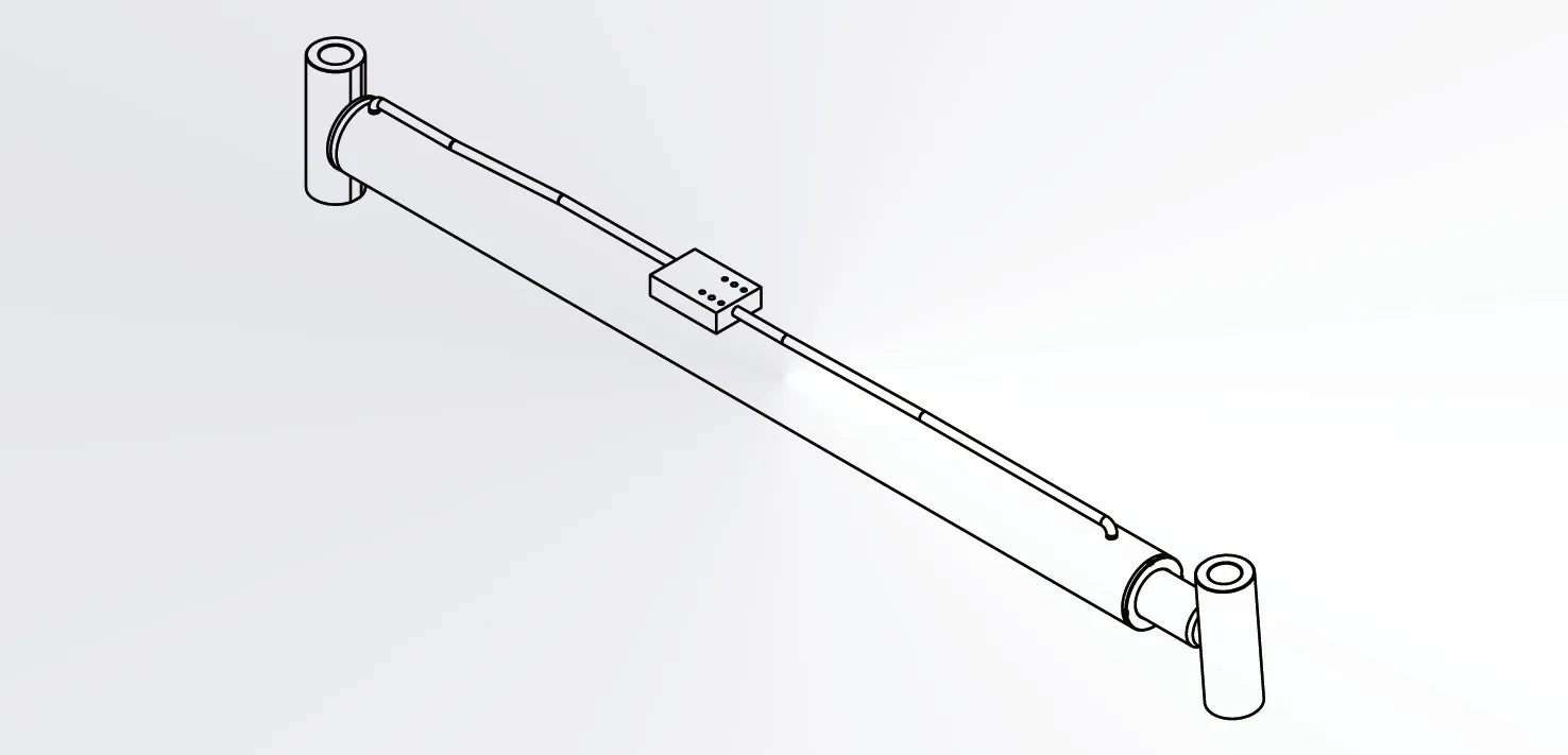HCYY11112011 Folding Boom Angle Cylinder For Aerial Work Vehicles