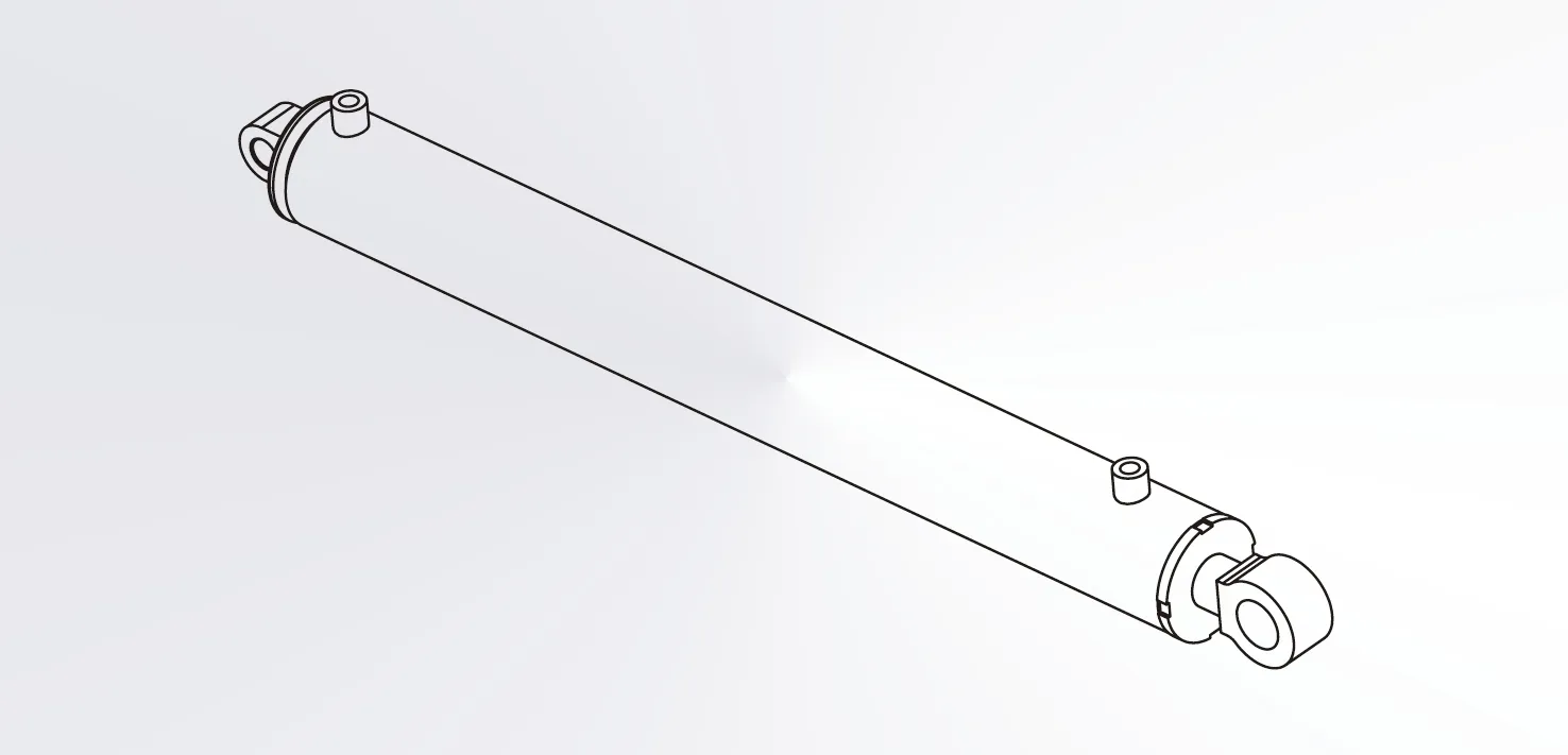 HCYY11112016 Grain Tank Lifting Cylinder For Agricultural Machinery