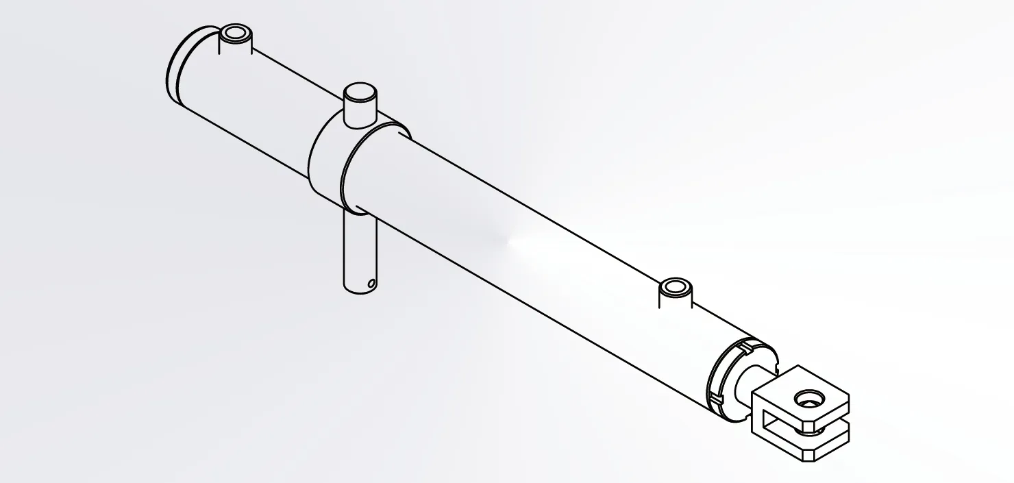 HCYY11112017 Towing And Lifting Cylinder For Agricultural Machinery
