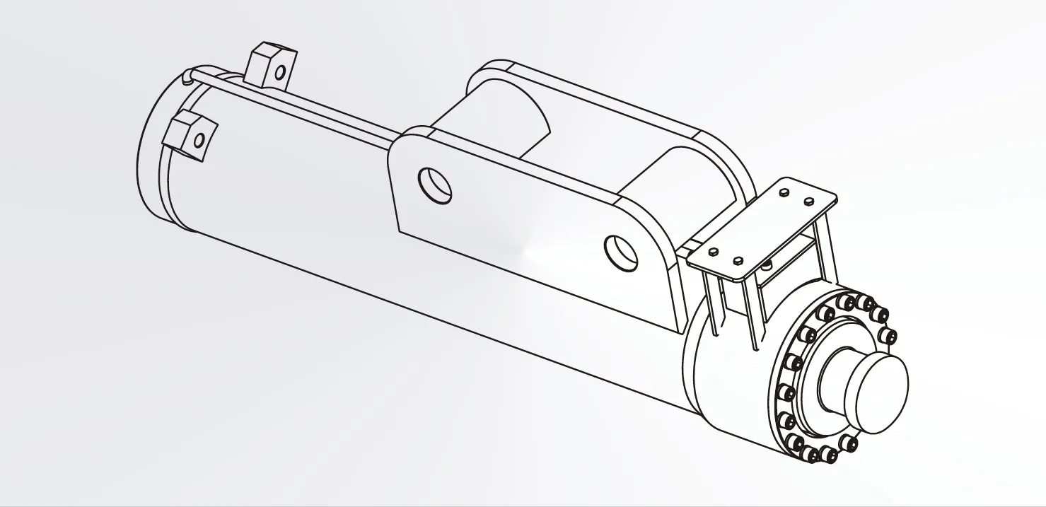 HCYY11112020 Cylinder For Frame Support Of Crawler Crane
