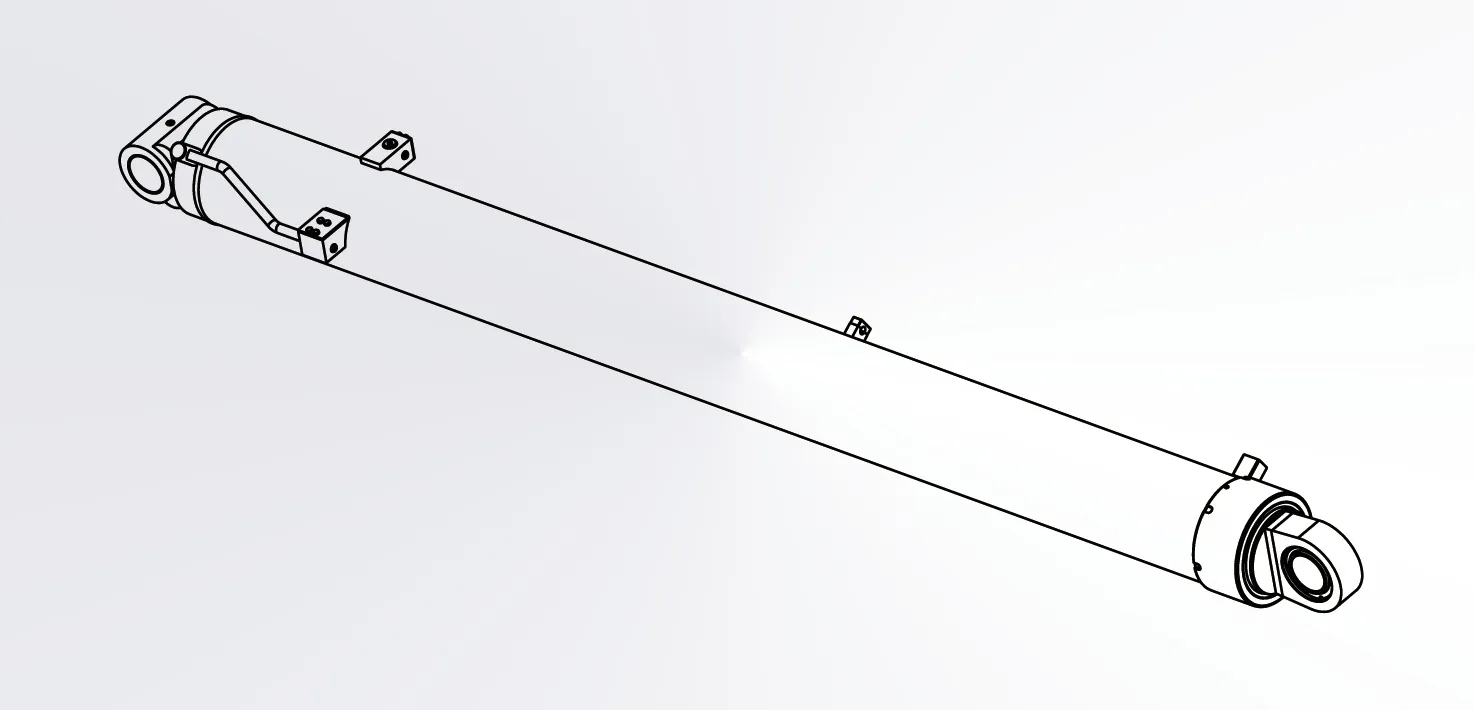 HCYY11112021 Main Boom Angle Cylinder For Truck Cranes