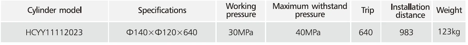 HCYY11112023 Cylinder For Frame Support For Truck Cranes
