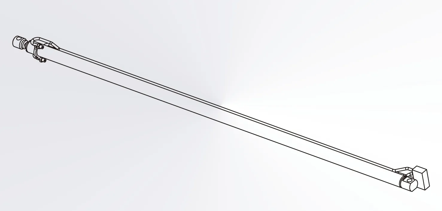 HCYY11112024 Front Cylinder For Opening Rack Support For Truck Cranes