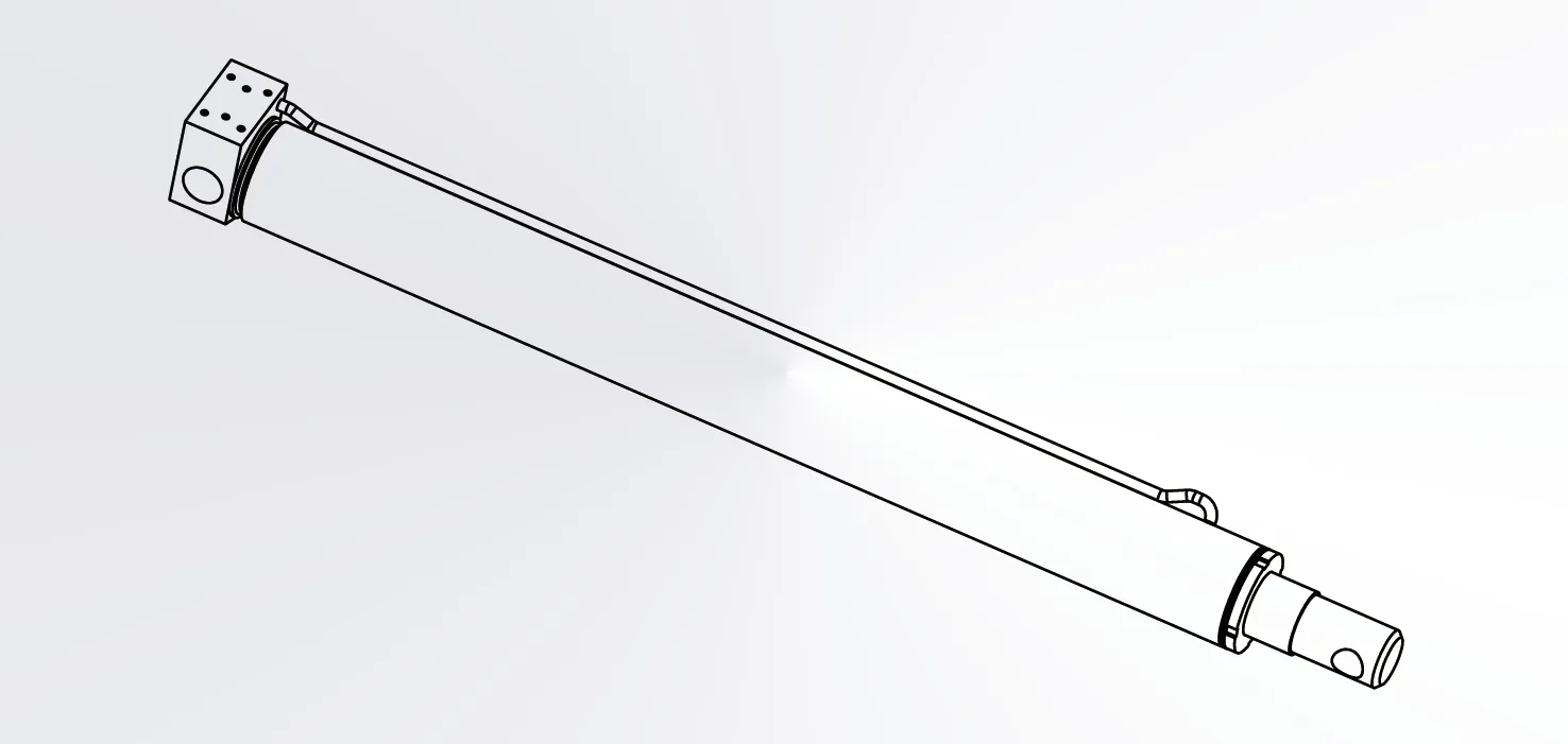 HCYY11112025 Front Cylinder For Frame Support For Truck Cranes