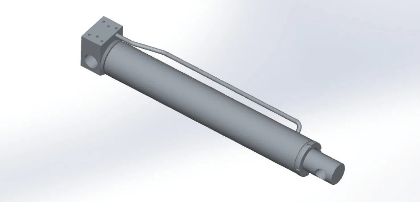 HCYY11112027 Behind Cylinder For Frame Support For Truck Cranes