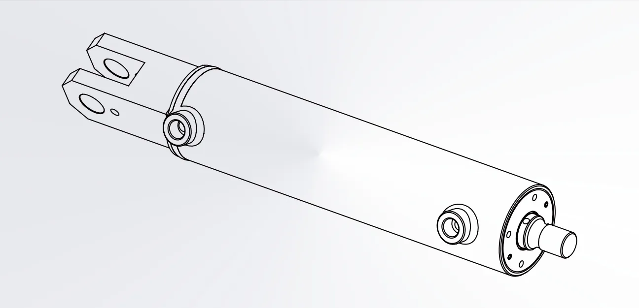 HCYY11112028 Cylinder For Forklift Accessories