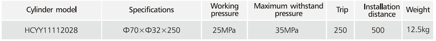HCYY11112028 Cylinder For Forklift Accessories