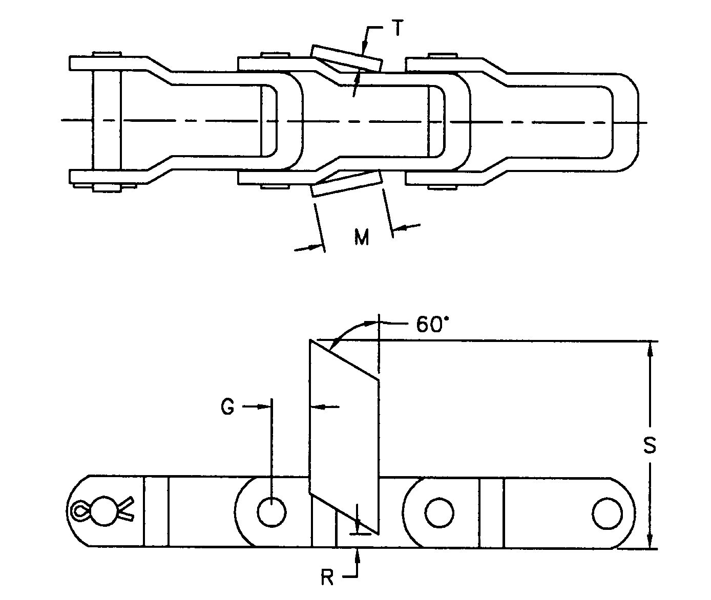 Pintle Chain AL667X-HB4 AL88K-HB4