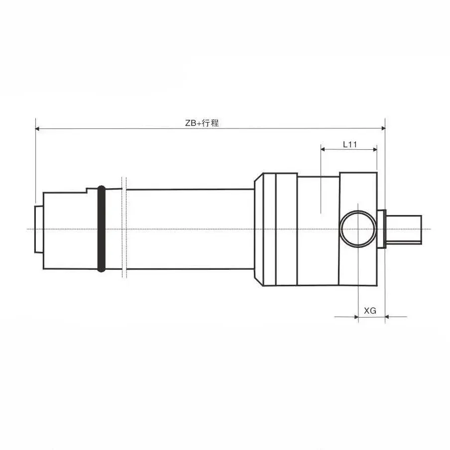 Head Pin Type Metallurgical Hydraulic Cylinder