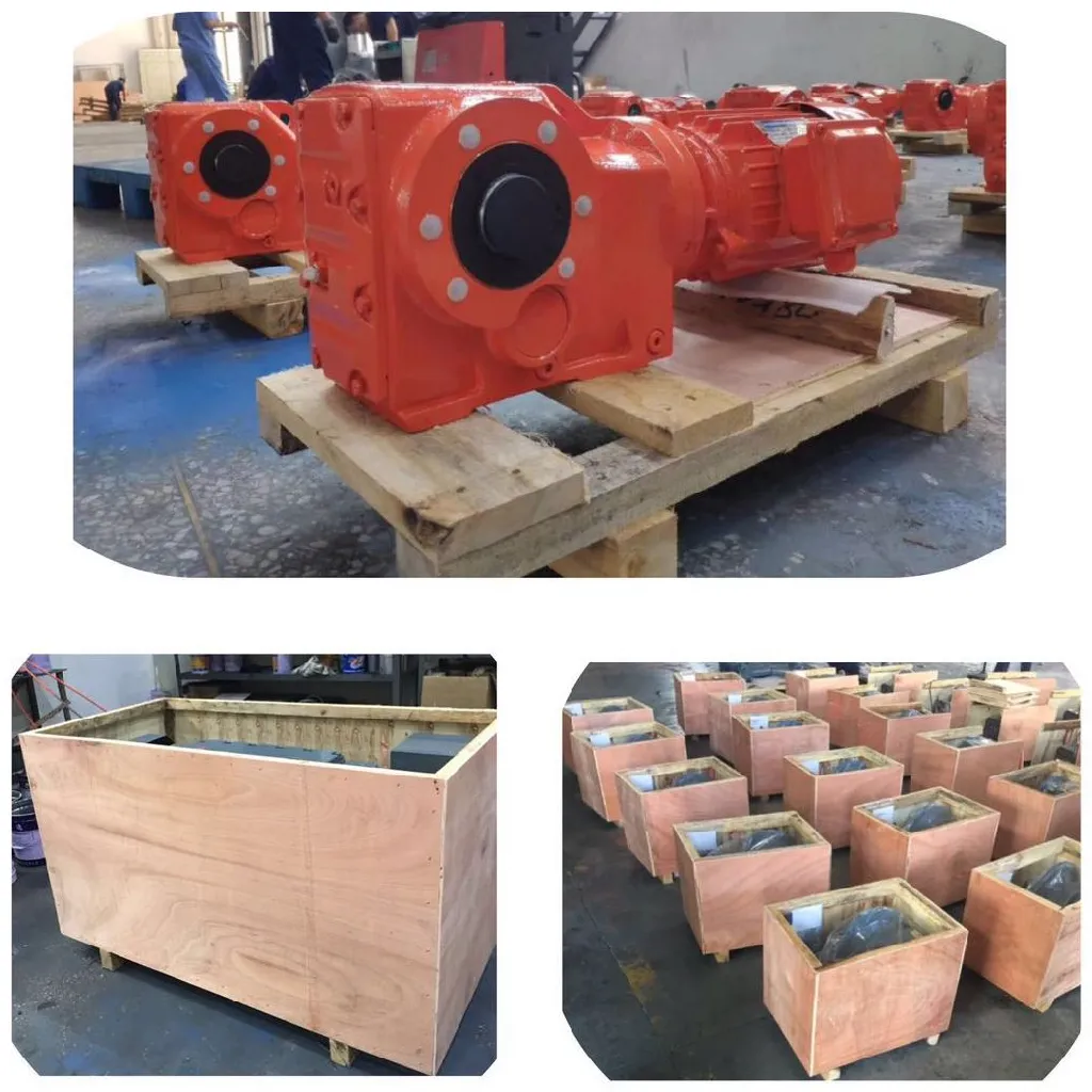 KF Series Solid Shaft Output Helical Bevel Gearbox with Flange Mounted