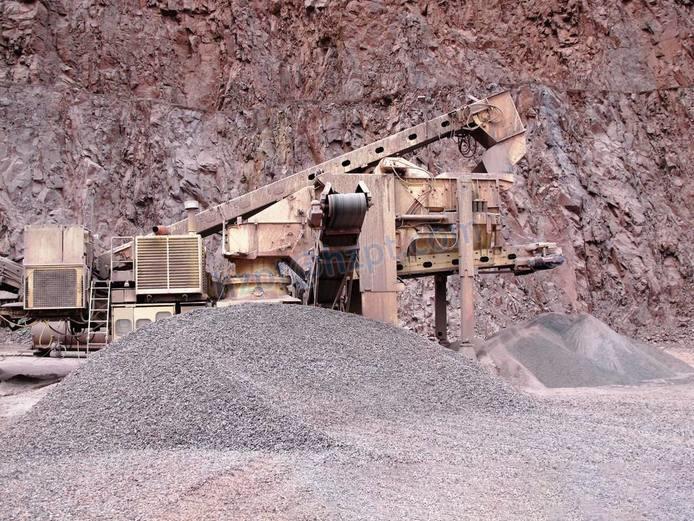 Helical bevel geared motor in mining industry