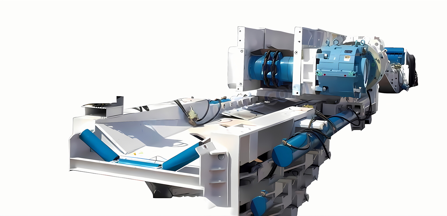 Helical bevel geared motor in mining industry