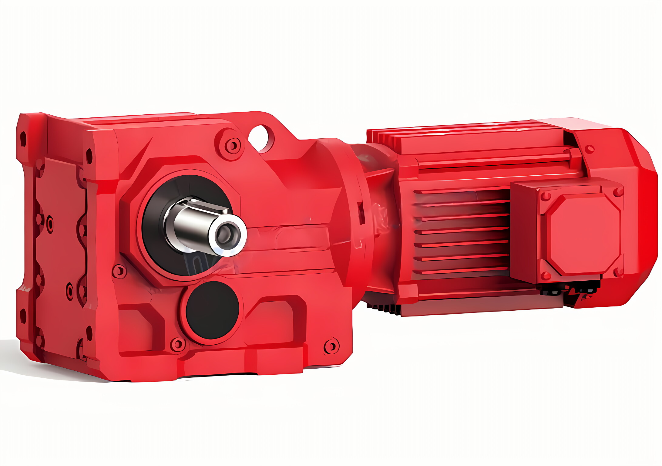 Inline Helical Gearbox with Motor