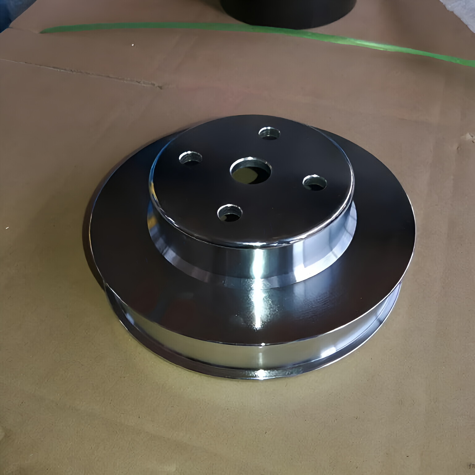 High Precision Aluminium Engine Parts Customized Casting Iron Machining Black Oxide Industrial Flywheel