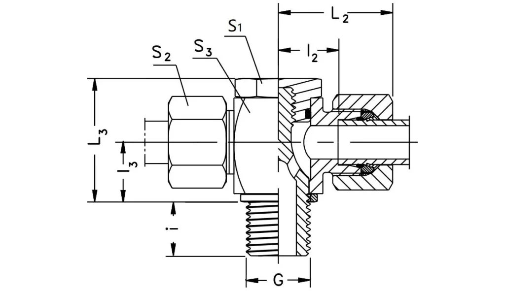 High Pressure Banjo Tee-TH-M Hydraulic Fittings