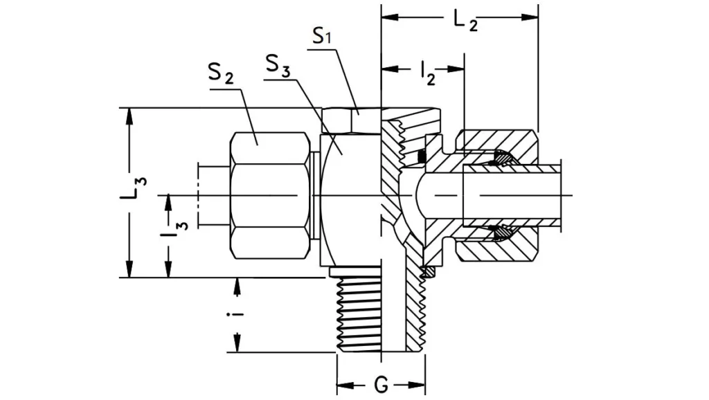 High Pressure Banjo Tee-TH-R Hydraulic Fittings