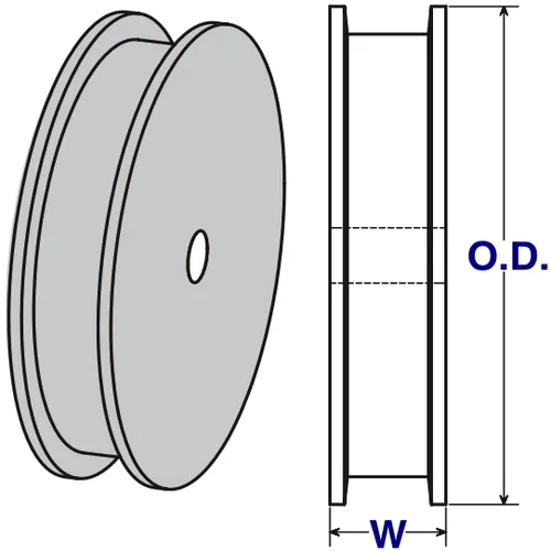 High Quality Plastic V-Belt Pulley