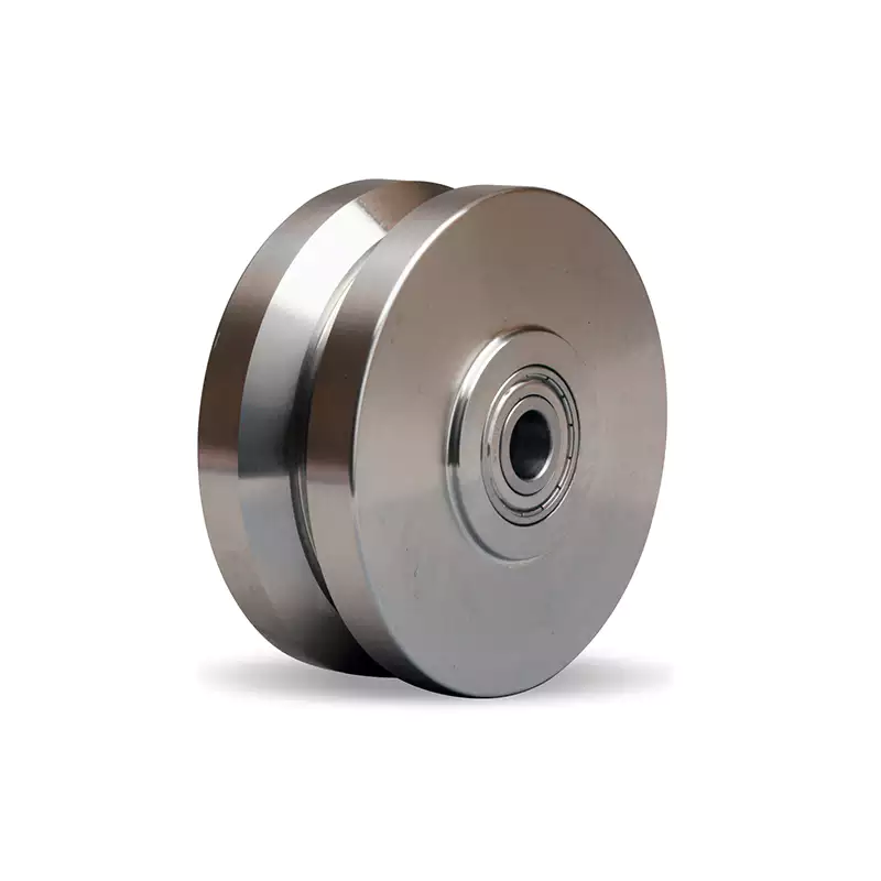 Solid Steel Y-Groove Wheel（Double Bearings Y Groove）