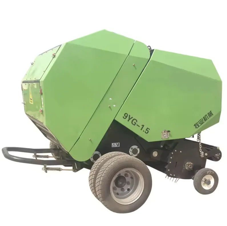 Good Performance Farm Equipment Stationary Self Propelled Large Round Hay Baler