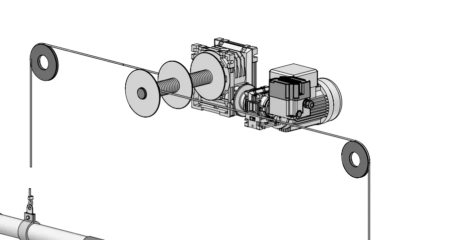 Hoisting Gearbox for Poultry Feeding Line